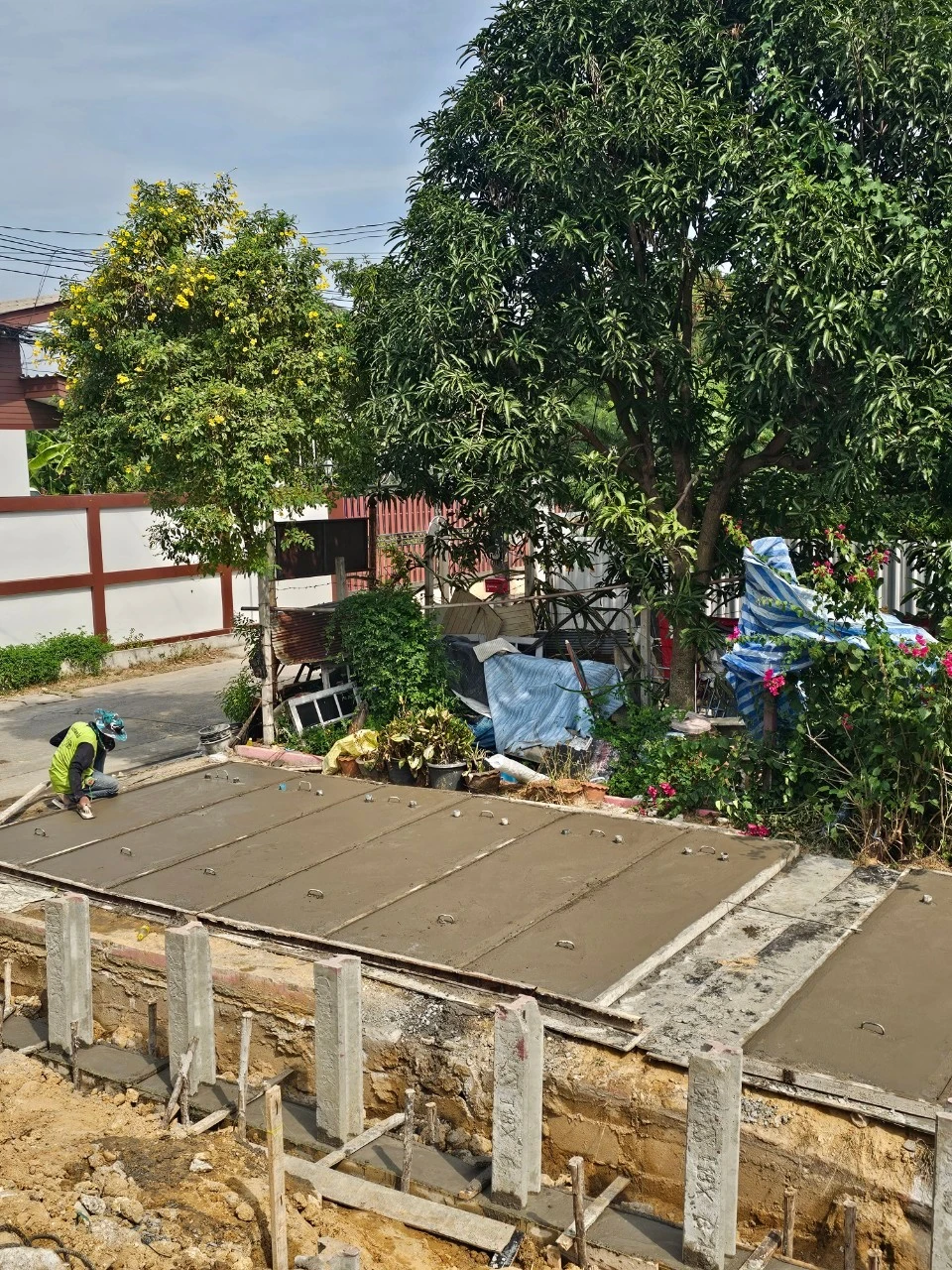 เตรียมพื้นที่ ถมดิน บดอัด