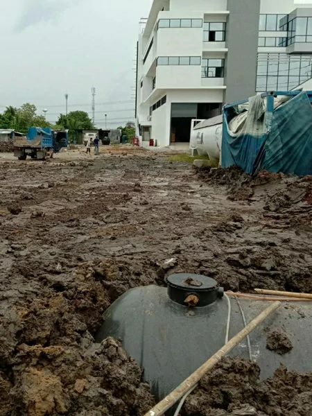 ติดตั้งถังบำบัดน้ำเสีย