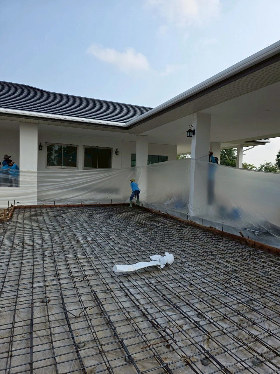 เทคอนกรีต ที่ สนามกอล์ฟ อ.ศาลายา ลำดับที่ 1074