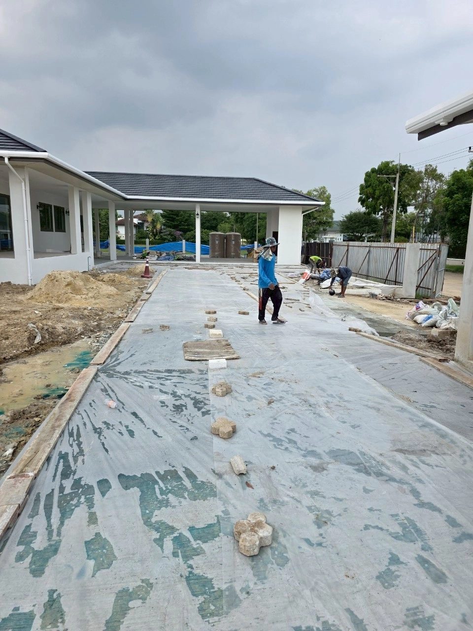 เทคอนกรีต ที่ สนามกอล์ฟ อ.ศาลายา ลำดับที่ 1077